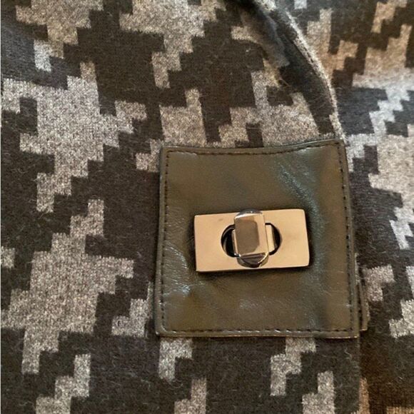 Doncaster Wool Blend Leather Trim Short Blazer Jacket 6 - Picture 3 of 9